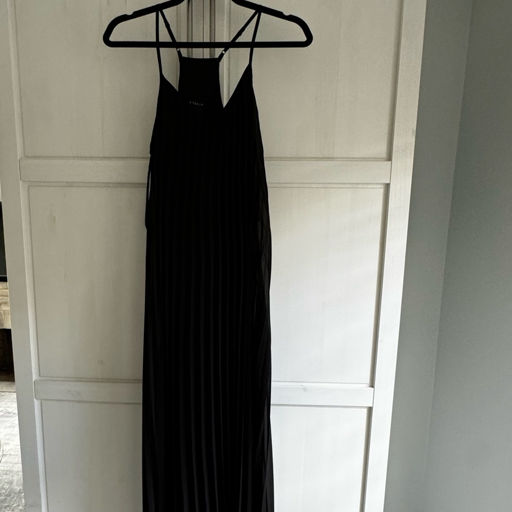 B Darlin Pleated Maxi Dress
